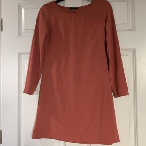 American Apparel Dusty Pink Long Sleeve Dress